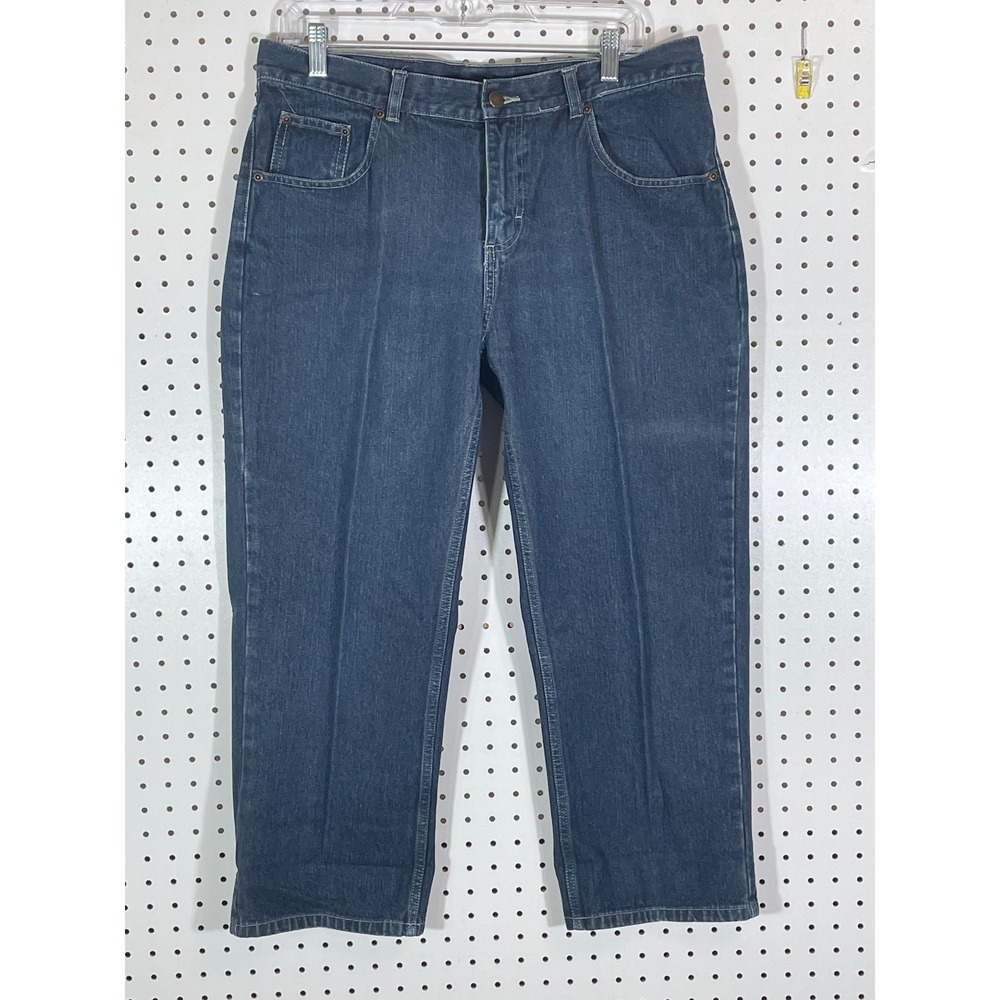 Riveted By Lee Womens Straight Leg Denim Jeans Medium Wash 100% Cotton Size 12M